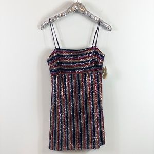 NWT Altar’d State Multi Color Sequin Dress Medium